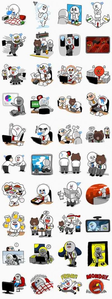 LINE オリジナルキャラクターの有料スタンプ一覧!
