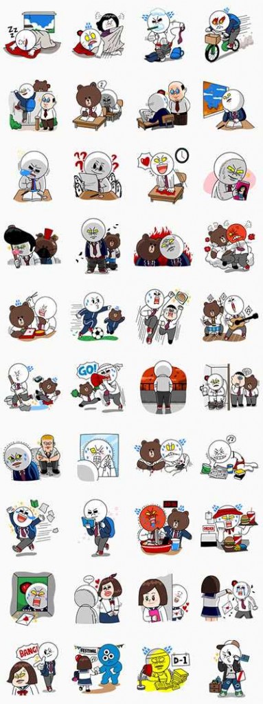 LINE オリジナルキャラクターの有料スタンプ一覧!